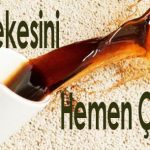 Karbonat sirke ile çay lekesi çıkarma